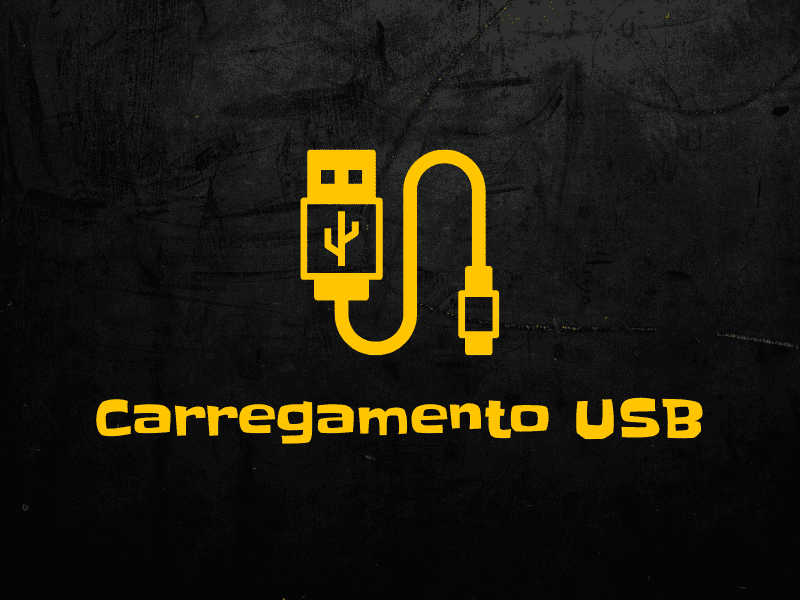 Carregamento USB