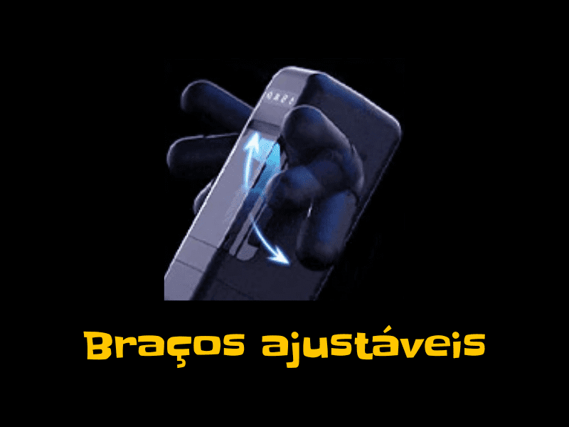 Braços ajustáveis